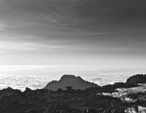 At the edge Mt Kilimanjaro